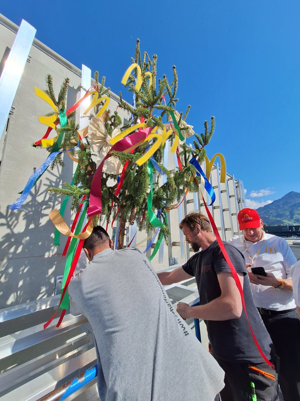 Firstfeier McDonald’s Dornbirn Tomaselli gabriel bau1